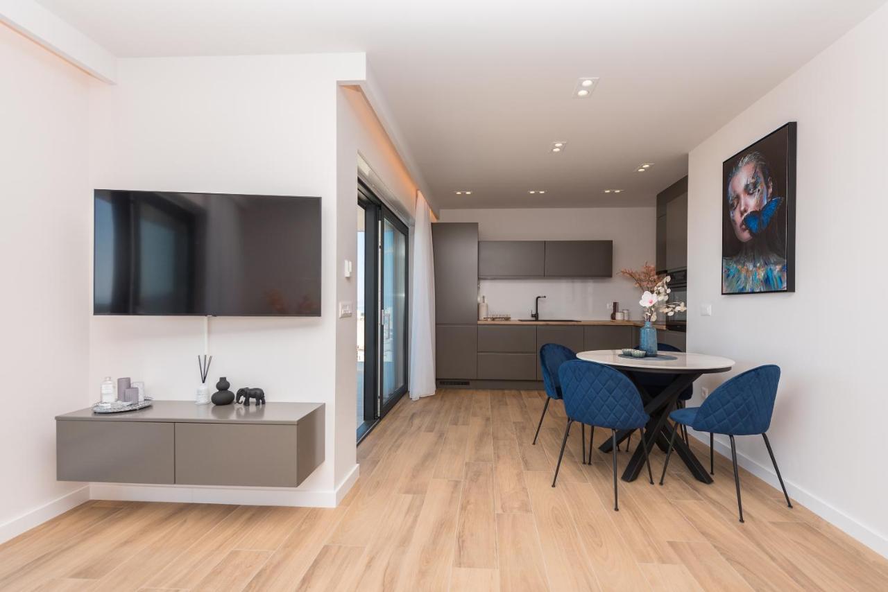 Luxury Adria Sea & City View Apartment Makarska Exteriör bild