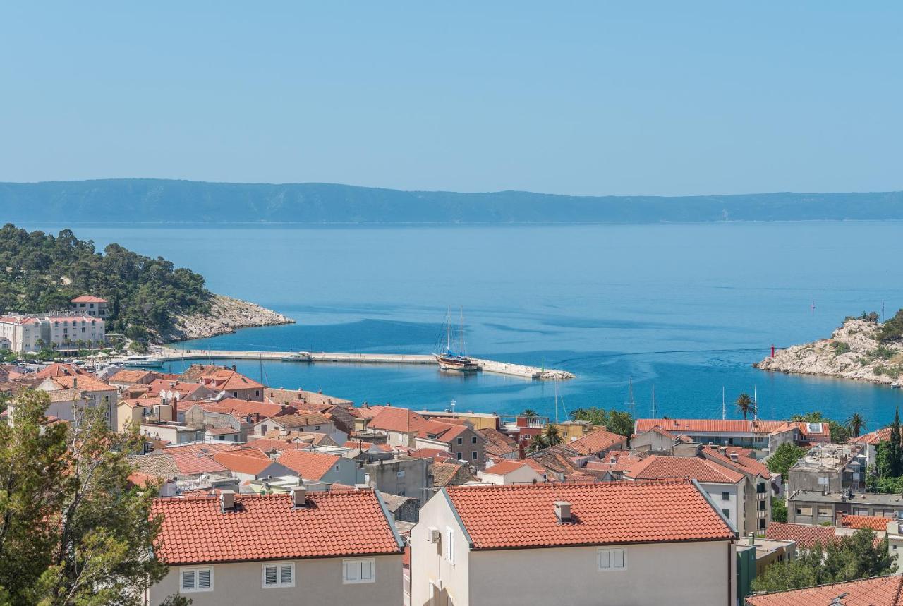 Luxury Adria Sea & City View Apartment Makarska Exteriör bild